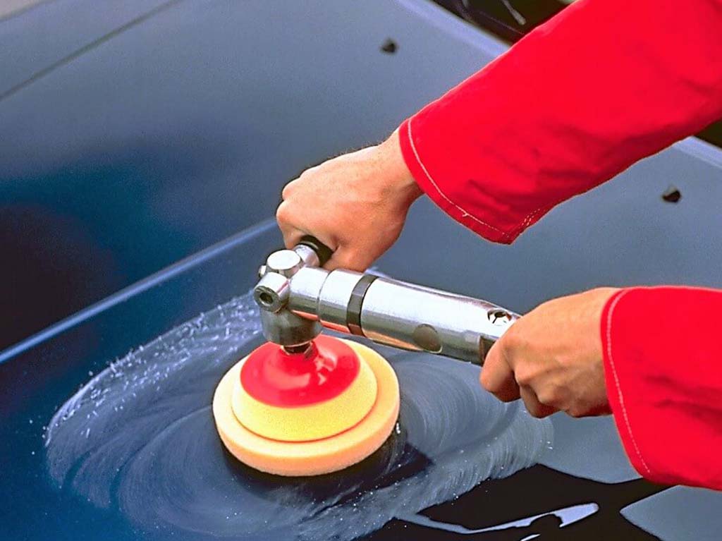 Как правильно полировать машинкой машину